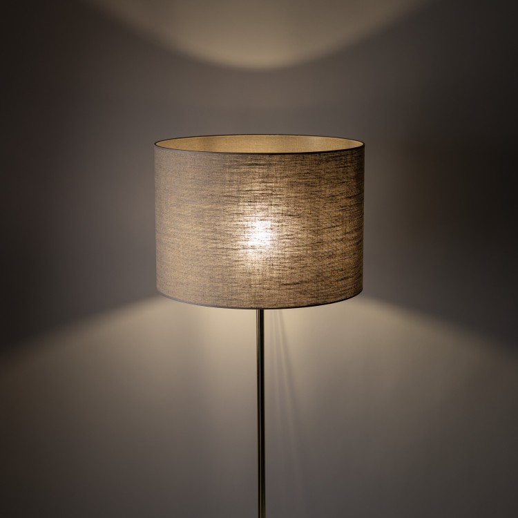 UMBERTO LINEN GOLD Lampa podłogowa 1 16035 TK Lighting Złoty Len