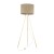 UMBERTO LINEN GOLD Lampa podłogowa 1 16036 TK Lighting Złoty Len