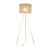 UMBERTO LINEN GOLD Lampa podłogowa 1 16036 TK Lighting Złoty Len
