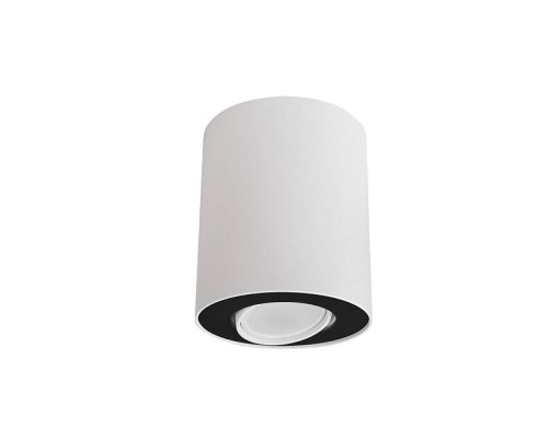 Lampa sufitowa spot Industrialna Loft SET WHITE/BLACK 8898 NOWODVORSKI Lighting GU10 nowoczesna oprawa oświetleniowa punktowa biało-czarna tuba z regulacją metal Inspiracje Premium