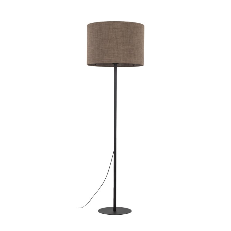 EARTH Lampa podłogowa 1 16013 TK Lighting Czarny Brązowy