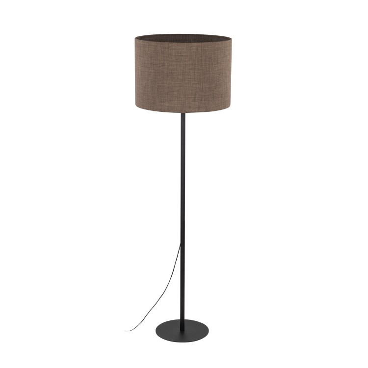 EARTH Lampa podłogowa 1 16013 TK Lighting Czarny Brązowy