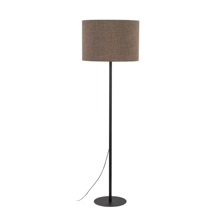 EARTH Lampa podłogowa 1 16013 TK Lighting Czarny Brązowy