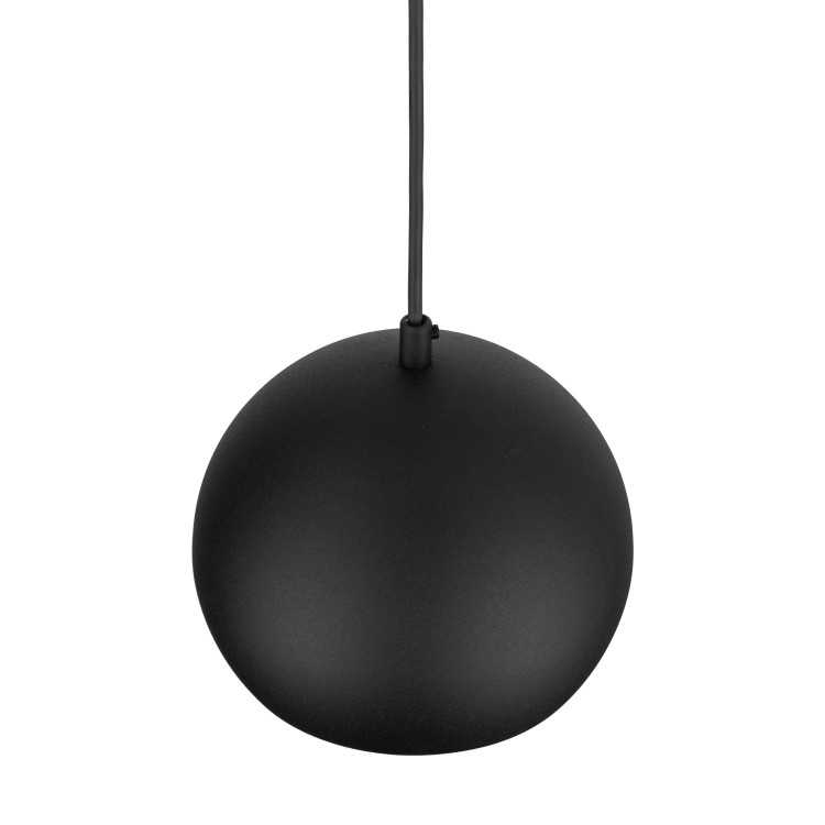 ZOE BLACK Lampa wisząca 1 S 10167 TK Lighting Czarny Czarny