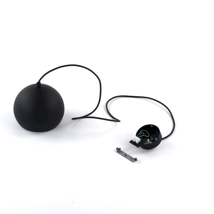 ZOE BLACK Lampa wisząca 1 S 10167 TK Lighting Czarny Czarny