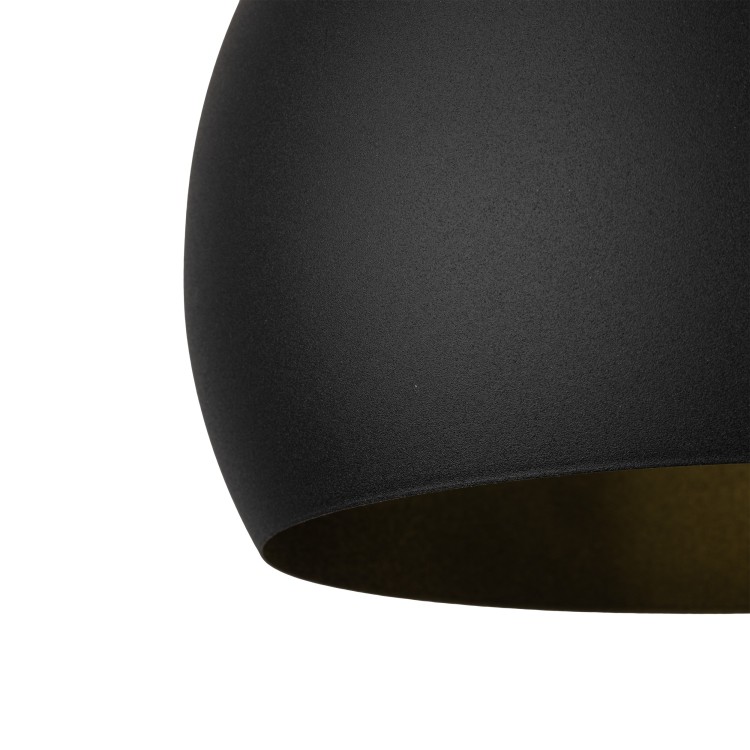 ZOE BLACK Lampa wisząca 1 M 10168 TK Lighting Czarny Czarny