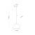 ZOE BLACK Lampa wisząca 1 M 10168 TK Lighting Czarny Czarny
