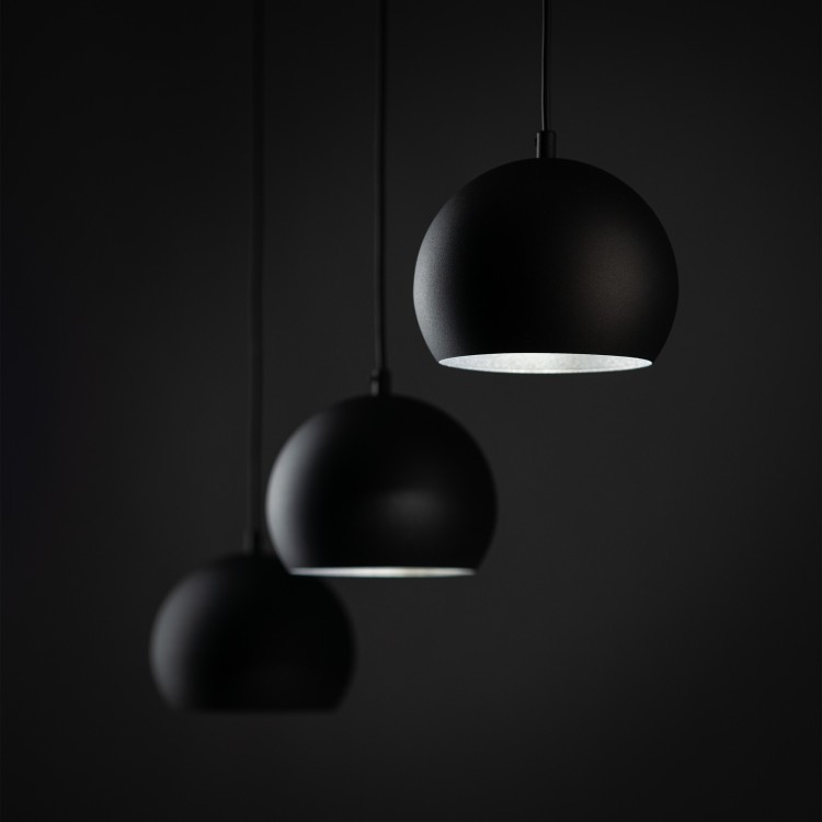 ZOE BLACK Lampa wisząca 3 S 10169 TK Lighting Czarny Czarny