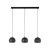 ZOE BLACK Lampa wisząca 3 S 10169 TK Lighting Czarny Czarny
