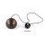 ZOE BROWN Lampa wisząca 1 S 10170 TK Lighting Brązowy Brązowy