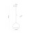 ZOE BRICK Lampa wisząca 1 M 10175 TK Lighting Ceglasty