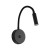 LAGOS BLACK Kinkiet 1 USB 10200 TK Lighting Czarny Czarny