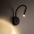 LAGOS BLACK/GOLD Kinkiet 1 USB 10201 TK Lighting Złoty, Czarny Złoty