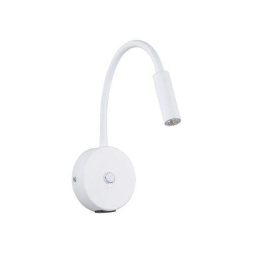 LAGOS WHITE Kinkiet 1 USB 10202 TK Lighting Biały Biały