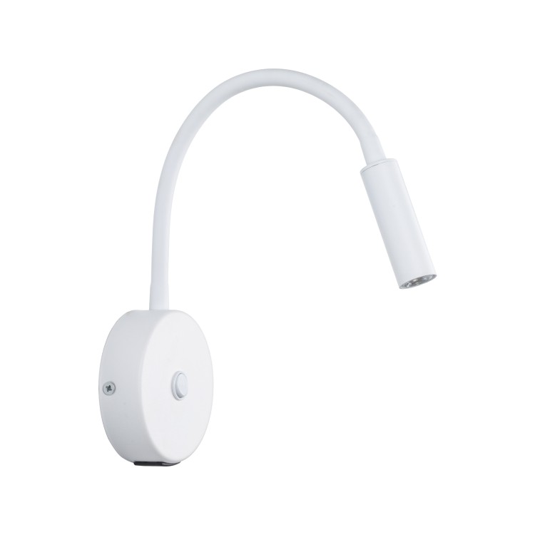LAGOS WHITE Kinkiet 1 USB 10202 TK Lighting Biały Biały