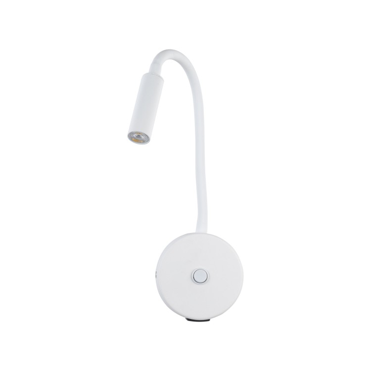 LAGOS WHITE Kinkiet 1 USB 10202 TK Lighting Biały Biały