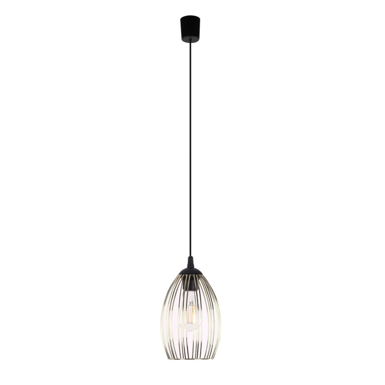 LIZA GOLD Lampa wisząca 1 6792 TK Lighting Czarny Złoty