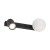 VOX Kinkiet 2 10148 TK Lighting Czarny Biały