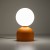 MIKI ORANGE Lampka nocna 1 16041 TK Lighting Pomarańczowy Biały