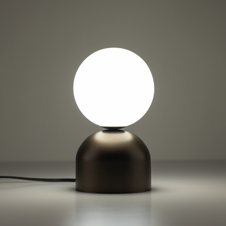 MIKI BROWN Lampka nocna 1 16043 TK Lighting Brązowy Biały