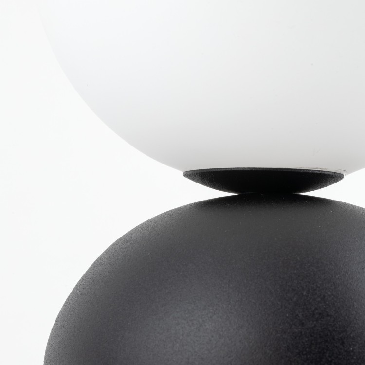 MIKI BLACK Lampka nocna 1 16044 TK Lighting Czarny Biały