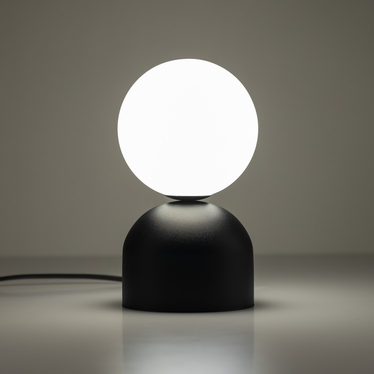 MIKI BLACK Lampka nocna 1 16044 TK Lighting Czarny Biały
