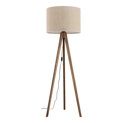 GRAND ORZECH Lampa podłogowa 16017 TK Lighting Orzech Juta