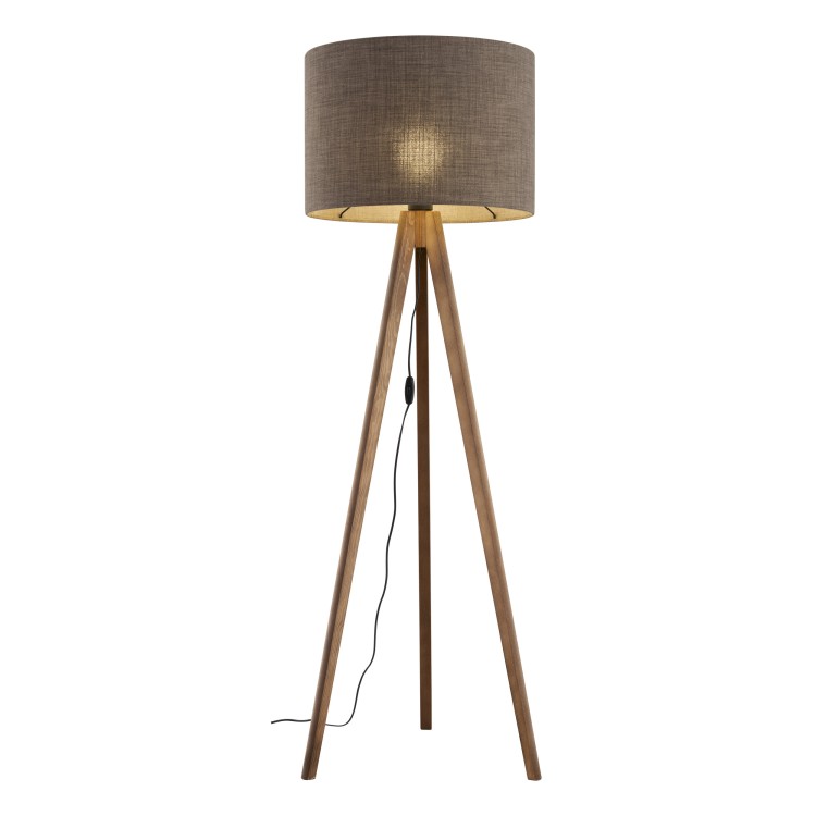 GRAND ORZECH Lampa podłogowa 16019 TK Lighting Orzech Brązowy