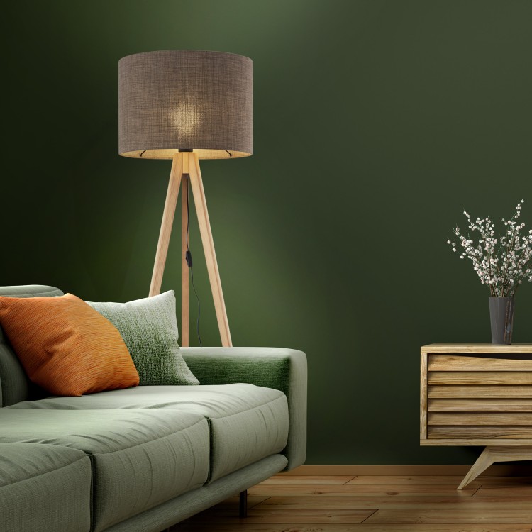 GRAND SOSNA Lampa podłogowa 16026 TK Lighting Sosna Brązowy