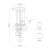 CUBUS GRAPHITE Lampa wisząca 7 Koło 10207 TK Lighting Czarny Grafitowy