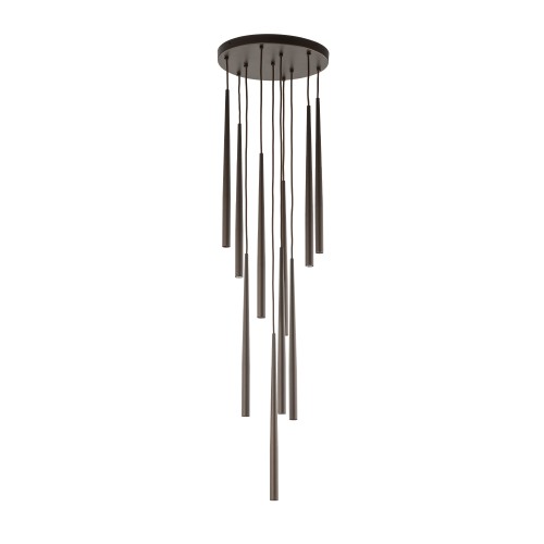 PIANO BROWN Lampa wisząca 10 10110 TK Lighting Brązowy Brązowy