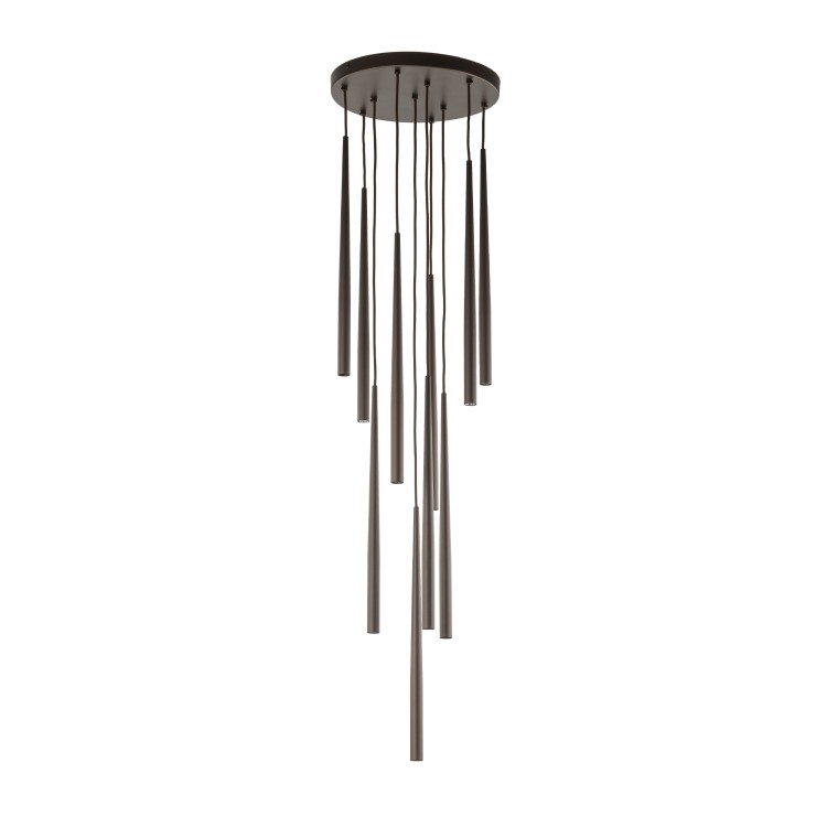 PIANO BROWN Lampa wisząca 10 10110 TK Lighting Brązowy Brązowy
