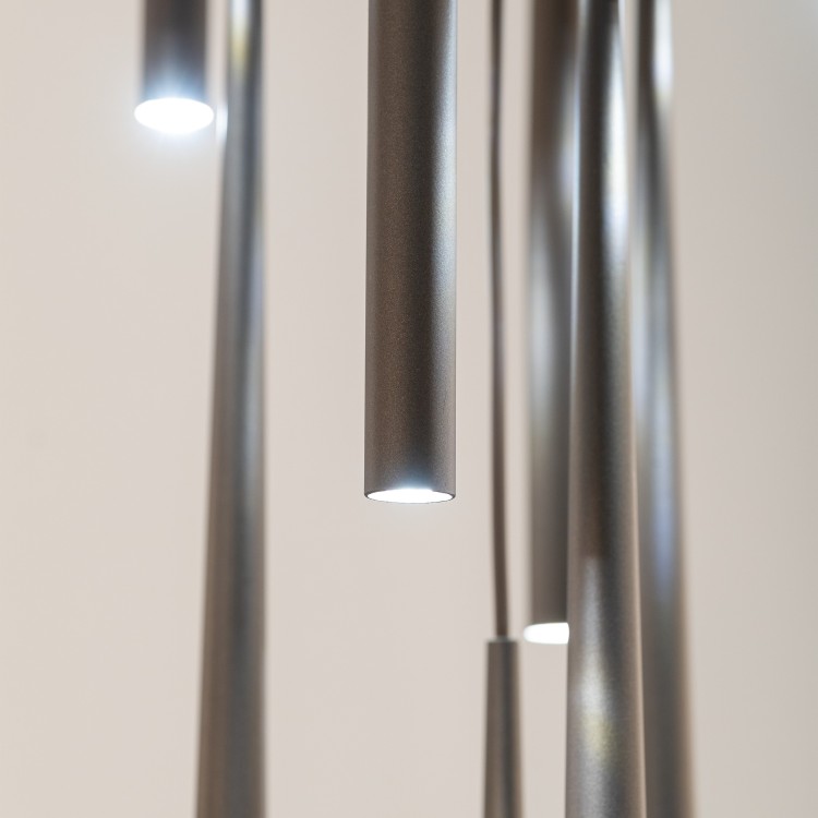 PIANO BROWN Lampa wisząca 10 10110 TK Lighting Brązowy Brązowy