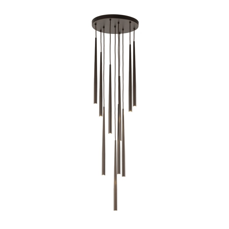 PIANO BROWN Lampa wisząca 10 10110 TK Lighting Brązowy Brązowy