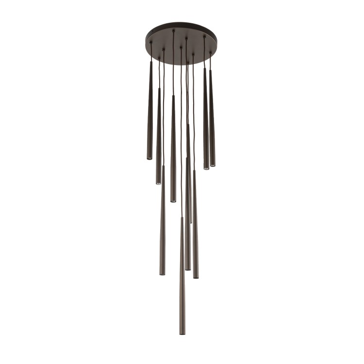 PIANO BROWN Lampa wisząca 10 10110 TK Lighting Brązowy Brązowy