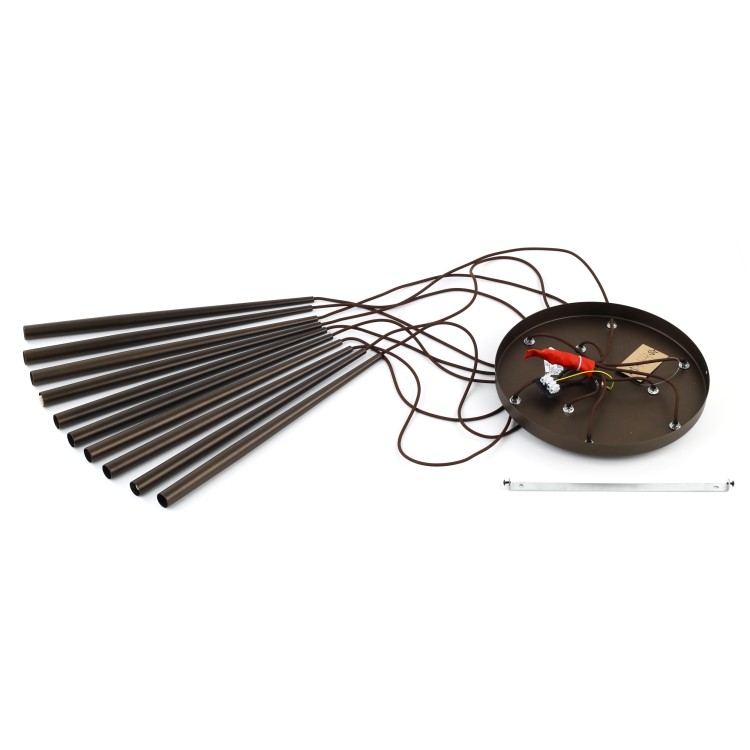 PIANO BROWN Lampa wisząca 10 10110 TK Lighting Brązowy Brązowy