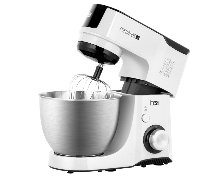 Robot kuchenny planetarny Wieloczynnościowy Mikser EASY COOK EVO 4IN1 Teesa TSA3540 1000W 4w1 biały