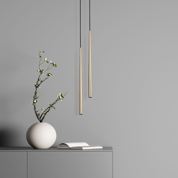 PIANO BLACK GOLD Lampa wisząca 1 10116 TK Lighting Złoty, Czarny