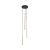 PIANO BLACK GOLD Lampa wisząca 3 10117 TK Lighting Złoty, Czarny