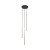 PIANO BLACK GOLD Lampa wisząca 3 10117 TK Lighting Złoty, Czarny