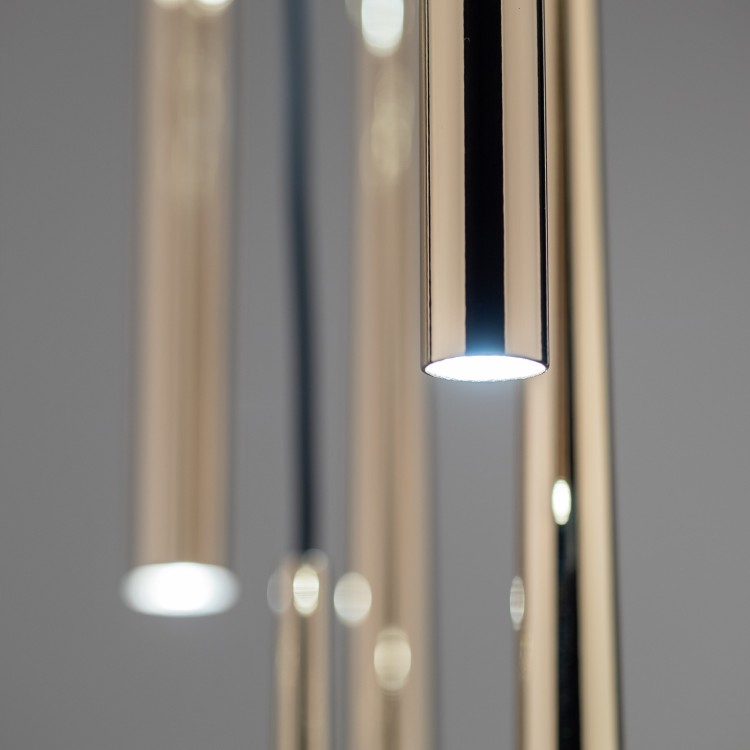 PIANO BLACK GOLD Lampa wisząca 10 10118 TK Lighting Złoty, Czarny Złoty