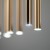 PIANO BLACK GOLD Lampa wisząca 12 10119 TK Lighting Złoty, Czarny Złoty