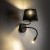 MAJA BLACK Kinkiet 2 E27+ G9 + USB 10203 TK Lighting Czarny Czarny