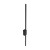FLASH BLACK Kinkiet 1 LED L 18074 TK Lighting Czarny