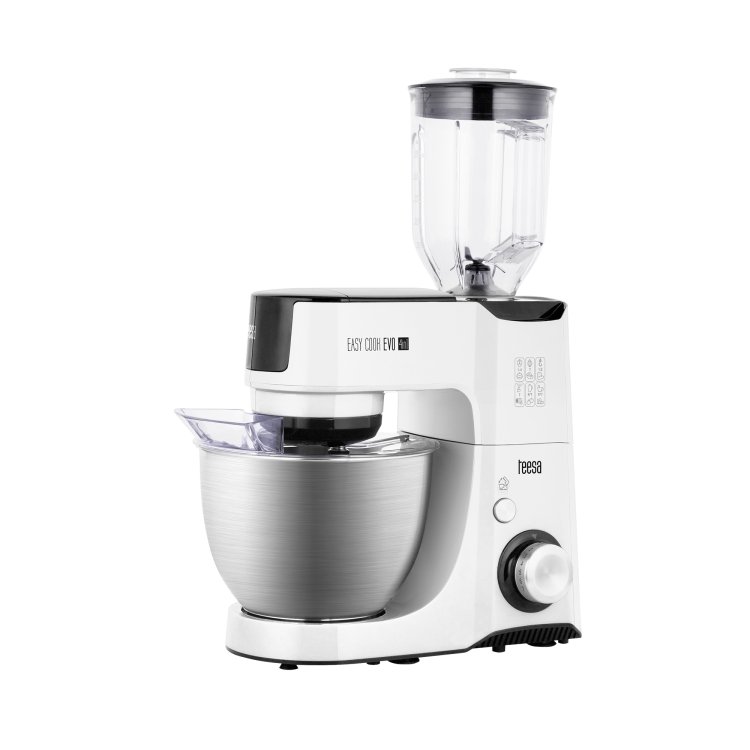 Robot kuchenny planetarny Wieloczynnościowy Mikser EASY COOK EVO 4IN1 Teesa TSA3540 1000W 4w1 biały