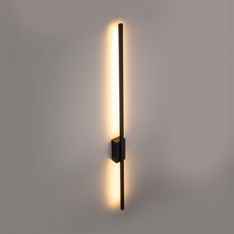 FLASH BLACK Kinkiet 1 LED L 18074 TK Lighting Czarny