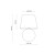 SANTANA WHITE Lampka nocna 1 16046 TK Lighting Biały Biały