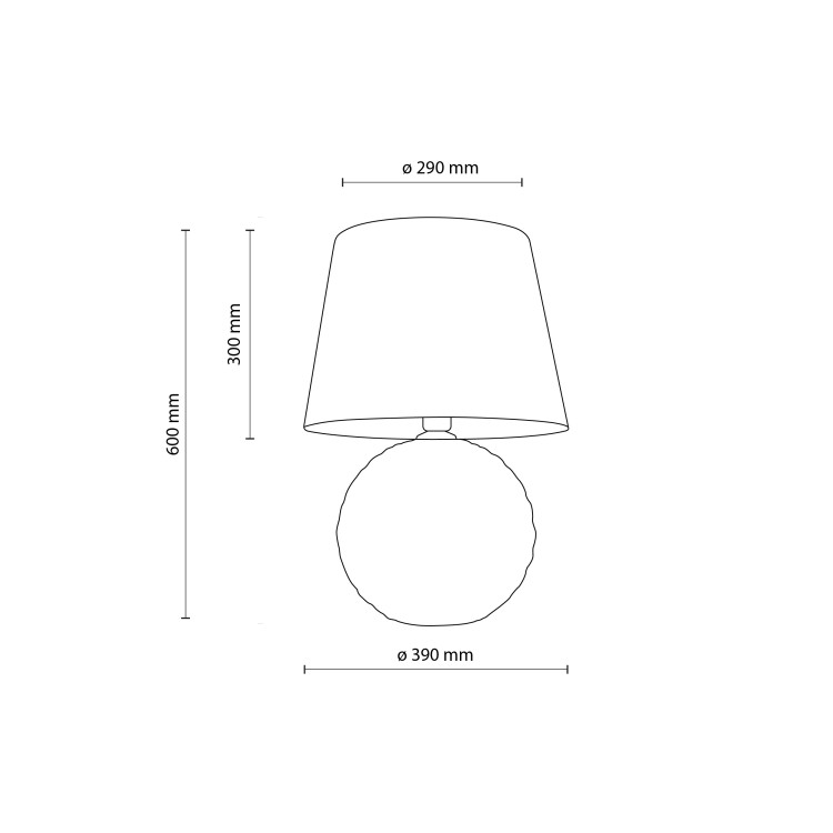 SANTANA WHITE Lampka nocna 1 16046 TK Lighting Biały Biały