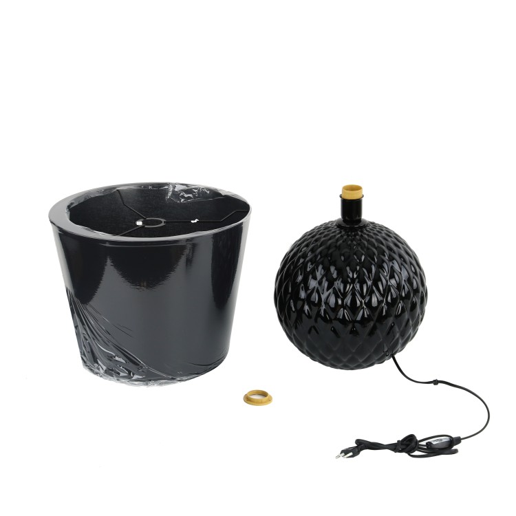 SANTANA BLACK Lampka nocna 1 16047 TK Lighting Czarny Czarny
