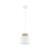 DUO WHITE JUTA Lampa wisząca 1 10078 TK Lighting Biały Juta, Biały